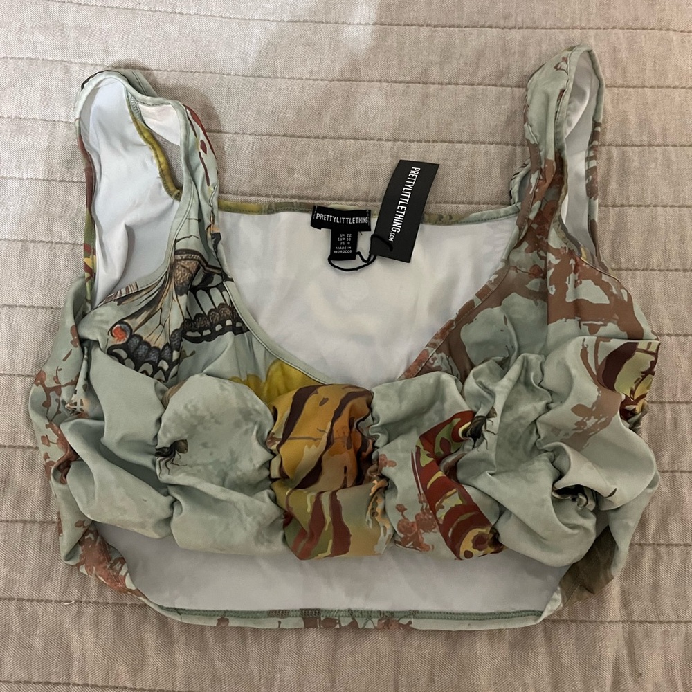 Printed Corset Top